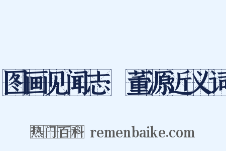 图画见闻志·董源近义词是什么意思的图片